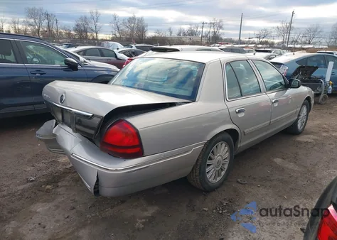 2010 Mercury Grand Marquis Ls (Fleet Only) из США, поврежденный, VIN 2MEBM7FV1AX600648